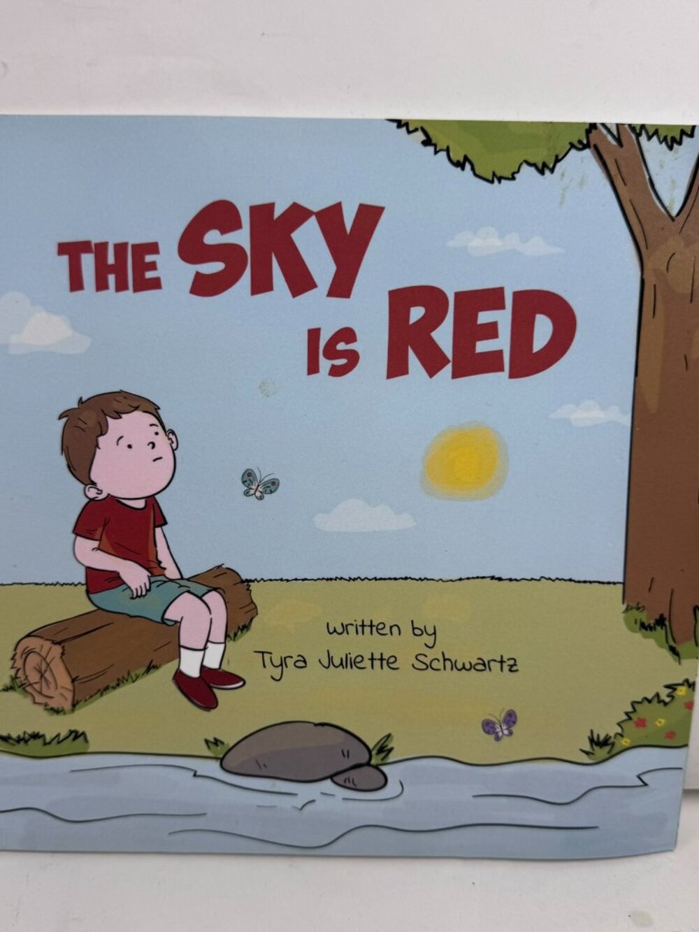 The Sky Is Red by Tyra Juliette Schwartz Childrens Book Self-Esteem Paperback